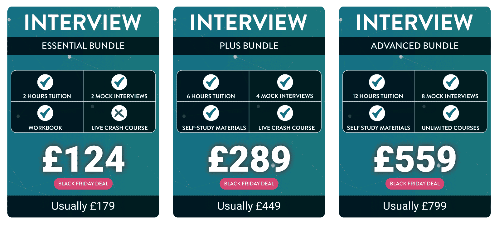 6med Black Friday Interview Bundles (Essential, Plus, Advanced)